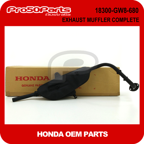 (Honda OEM) Z50R - Muffler, Ex. (88-99)