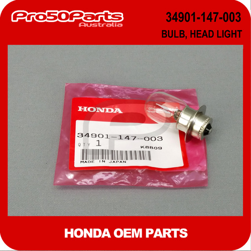 (Honda OEM) Z50J1 - Bulb, Headlight (6v,5w)