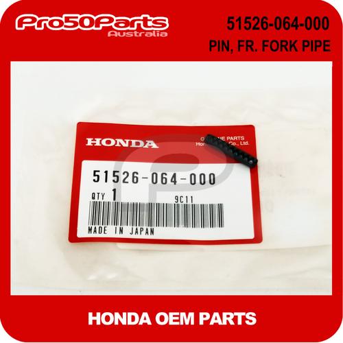 (Honda OEM) Z50A/ J1 - PIN, FR. FORK PIPE