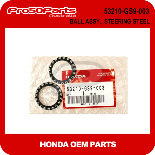(Honda OEM) Z50 - Ball Assy., Steering Steel (x2, 88-99)