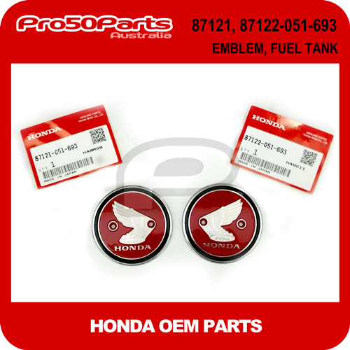 (Honda OEM) Z50M/ Z50A K0/K1 - Emblem, Tank