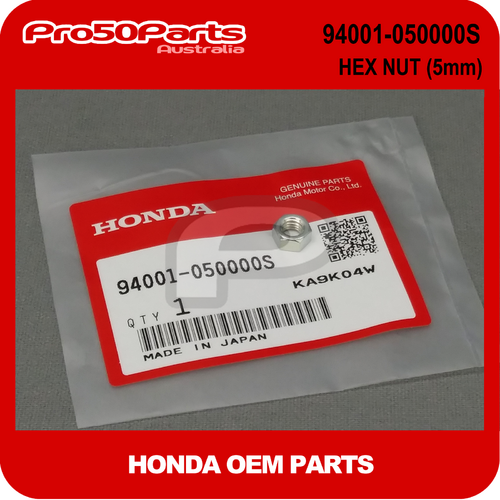 (Honda OEM) Z50 - Hex Nut (5mm)