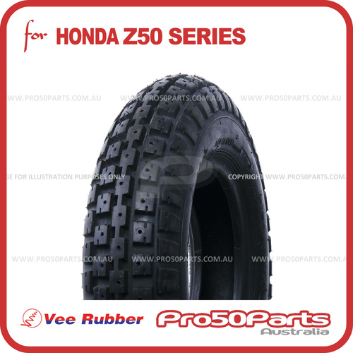 *** Vee Rubber *** Tyre & Tube (3.50-8", Off-Road Tyre)