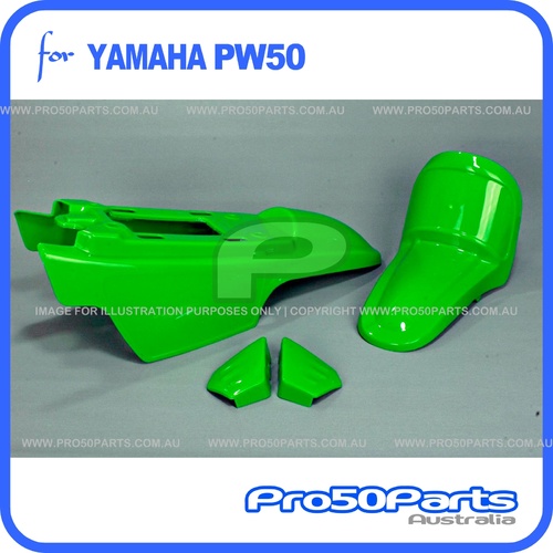(PW50) - Plastics Fender Cover Set (Green)