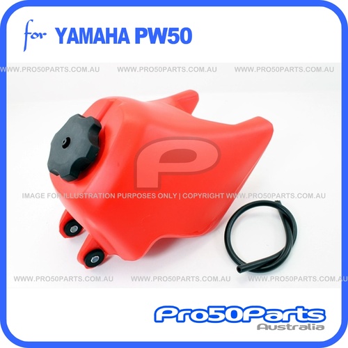 (PW50) - Fuel Tank Comp (Red Colour)