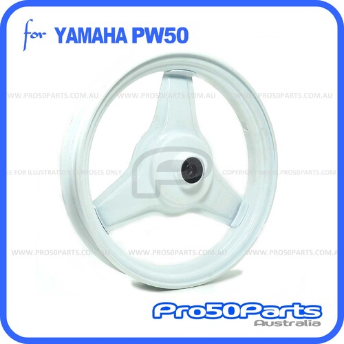 (PW50) - Rim, Front Wheel (White)