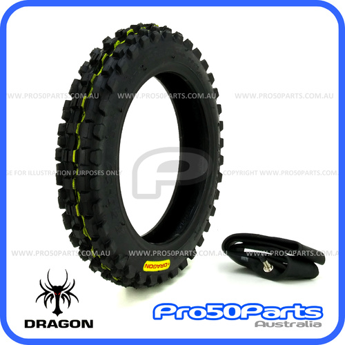(Dragon) Tyre & Tube (2.50-10")