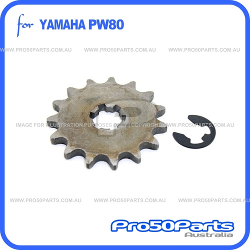 (PW80) - Sprocket, Front Drive (420, 13T)