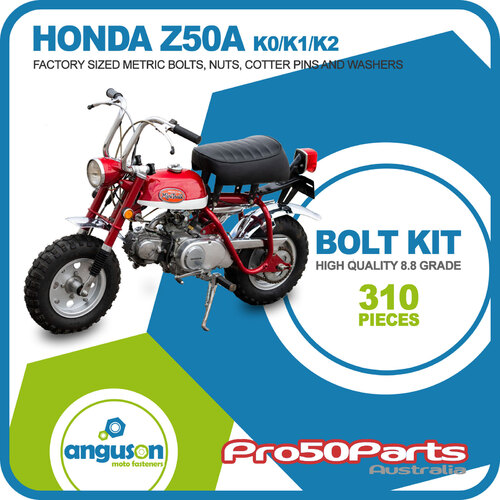 (Z50A) - Metric Bolt Kit 310pcs suit Honda Z50A K0-K2