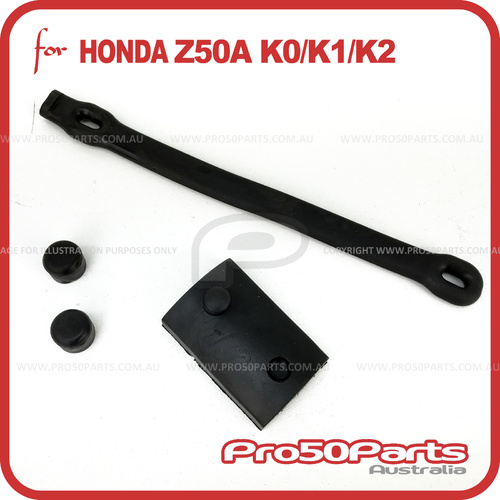 MINITRAIL K0,K1,K2 TANK GUMMI HINTEN TANK REAR CUSHION  HONDA Z50A MONKEY 