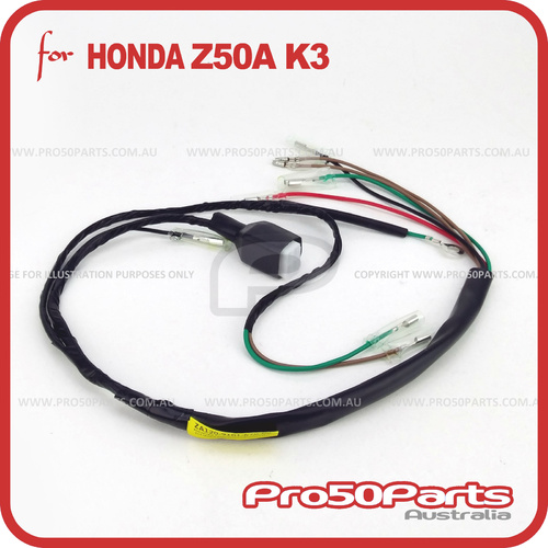 (Z50A K3-K6, 76-78) Wire Harness
