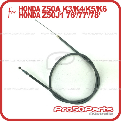 (Z50A K3-K6/ Z50J1) Throttle Cable (Reproduction Cable, Grey colour)
