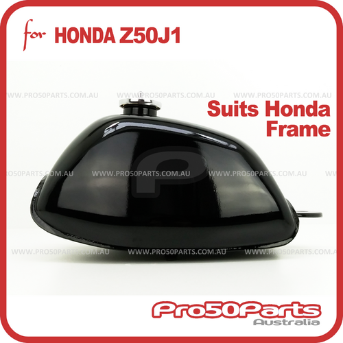 Fuel Tank Assy (Z50J1, Black Colour, Suits Honda Frame)