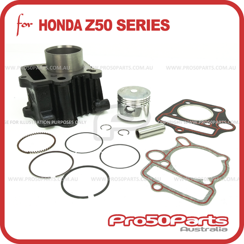 (Z50) - 70Cc Engine Cylinder Kit , suit CF120/124 (Inc Cylinder, Piston Rebuild Kit And Gasket Set, 47mm adjusted for 39mm)